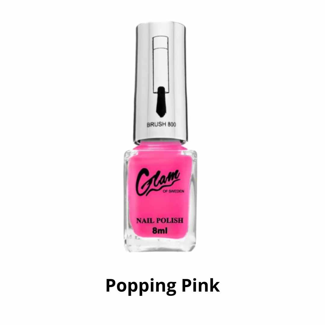 Neglelakk 8ml Glam of Sweden Popping Pink