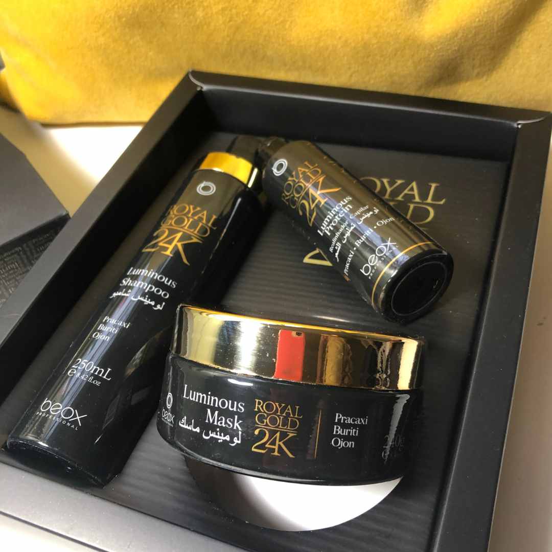 Keratinbehandling Pakke Royal Gold 24K