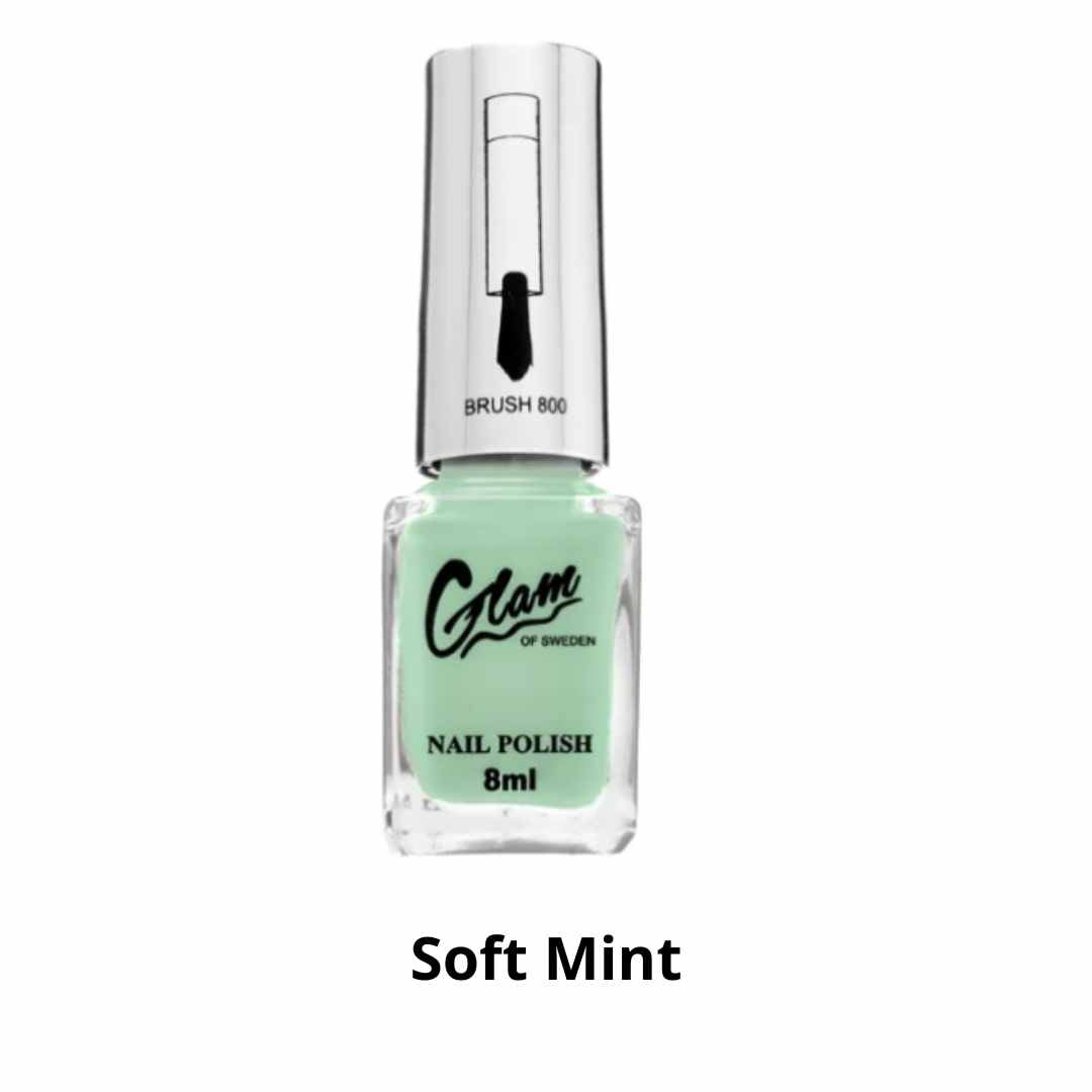 Neglelakk 8ml Glam of Sweden Soft Mint